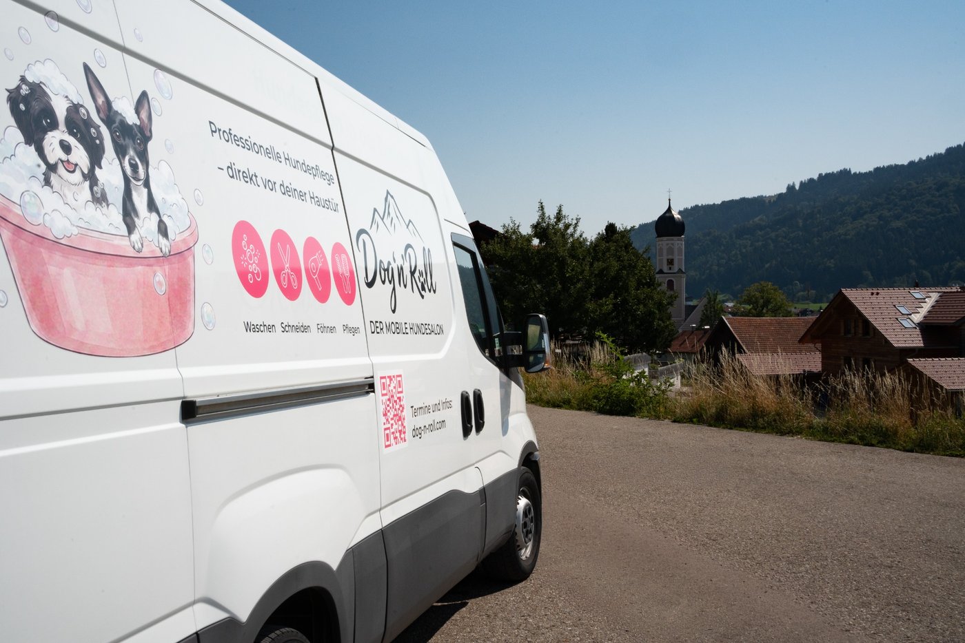 Das Hundemobil unterwegs im Allgäu